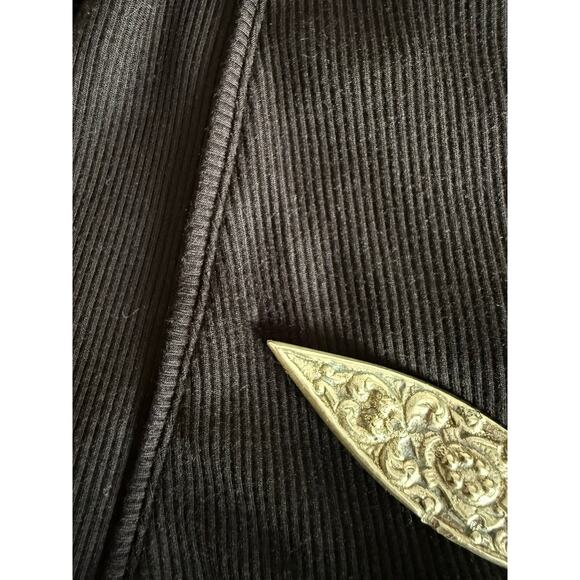 SKIMS Soft Lounge Robe Women Size Large Onyx Black Cozy Comfy Loungewear Stretch - Picture 8 of 12